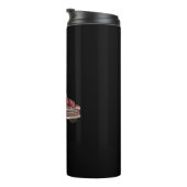 Valentinstag LKW Funny Buffalo Kariert Leopard Thermosbecher (Nach rechts gedreht)