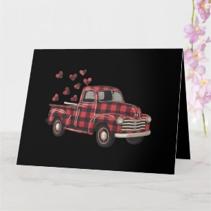 Valentinstag LKW Lustig Büffel Kariert Leopard  Karte