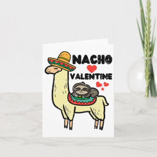 Valentinstag Llama Nacho Valentine Mexicanus Men W Karte