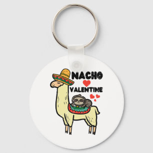 Valentinstag Llama Nacho Valentine Mexicanus Men W Schlüsselanhänger