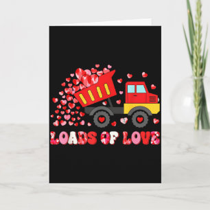 Valentinstag Loads Of Love Truck Liebhaber Herzen  Karte