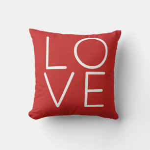 VALENTINSTAG LOVE rotes Kissen