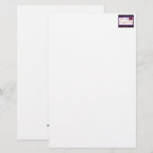 Valentinstag Luftpost Schreibwaren Briefpapier (Vorne/Hinten)