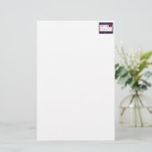 Valentinstag Luftpost Schreibwaren Briefpapier (Stehend Vorderseite)