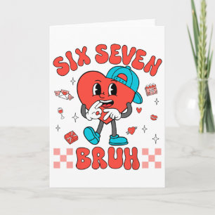 Valentinstag Lustig 67 Six Seven Bruh 6 7 Valent Karte