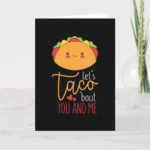 Valentinstag Lustig Lass uns über dich und mich ta Karte
