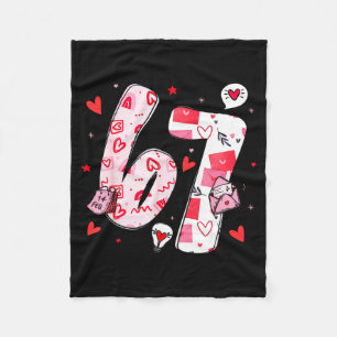 Valentinstag Lustig Sechs Sieben 6 7 Meme Männer F Fleecedecke