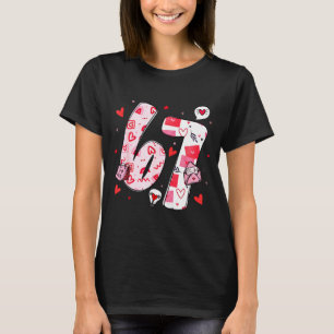 Valentinstag Lustig Sechs Sieben 6 7 Meme Männer F T-Shirt