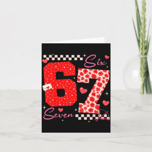 Valentinstag Lustig Sechs Sieben 6 7 Meme Slang Mä Karte