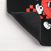 Valentinstag Lustig Sechs Sieben Herzschleife Meme Mousepad (Ecke)