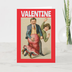VALENTINSTAG LUSTIGE FRAU GRUßKARTE DANKESKARTE