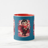 Valentinstag Lustiger Dracula Becher Tasse (Zentrum)