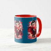 Valentinstag Lustiger Dracula Becher Tasse (VorderseiteRechts)