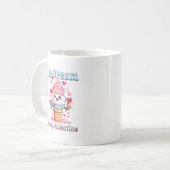 Valentinstag lustiger Kawaii-Eis-Kegel Kaffeetasse (Vorderseite Links)