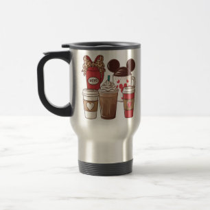 Valentinstag Lustiger Latte Kaffee Liebhaber  Reisebecher