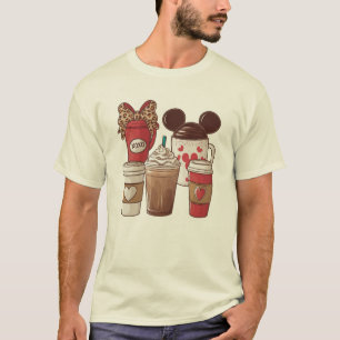 Valentinstag Lustiger Latte Kaffee Liebhaber  T-Shirt