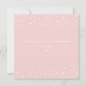 Valentinstag Mädchen rosa Elefanten Valentine Karte (Rückseite)