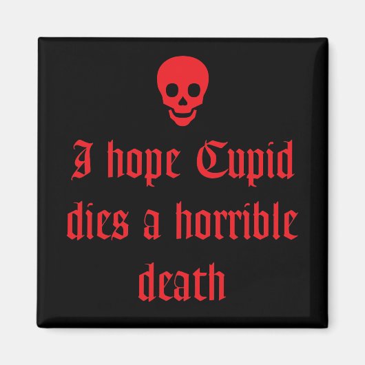 Valentinstag Magnet (Vorne)