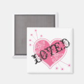 Valentinstag Magnet (Vorderseite/Rückseite)