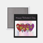 Valentinstag Magnet (Vorderseite/Rückseite)