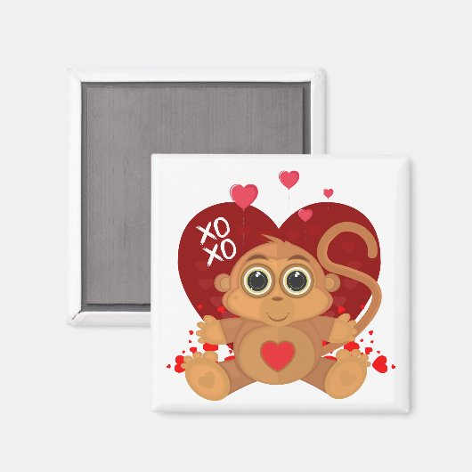 Valentinstag Magnet (Vorderseite/Rückseite)