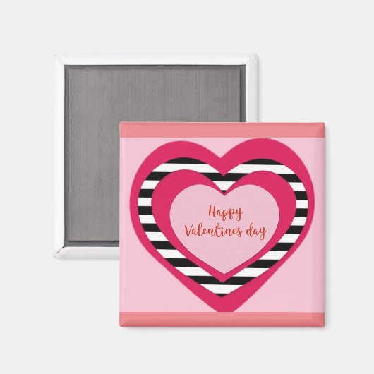 Valentinstag Magnet (Vorderseite/Rückseite)