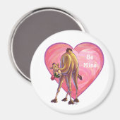 Valentinstag Magnet (Vorderseite/Rückseite)