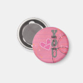Valentinstag Magnet (Vorderseite/Rückseite)