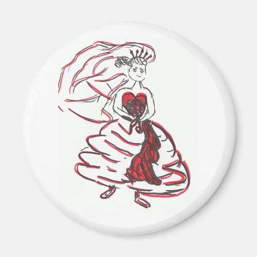 Valentinstag Magnet (Vorne)