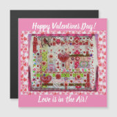 Valentinstag-Magnet Magnetkarte (Vorne/Hinten)