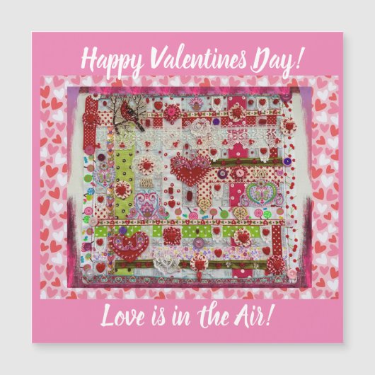 Valentinstag-Magnet Magnetkarte (Vorderseite)