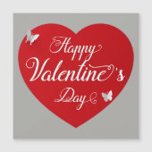Valentinstag Magnetkarte (Vorderseite)