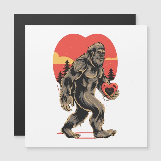 Valentinstag Magnetkarte (Vorne/Hinten)