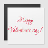 Valentinstag Magnetkarte (Vorne/Hinten)