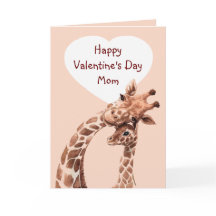 Valentinstag Mama Fun Giraffe Tier