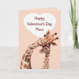 Valentinstag Mama Fun Giraffe Tier Karte