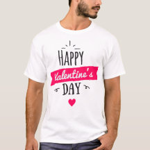 Valentinstag Männer Weißer T - Shirt