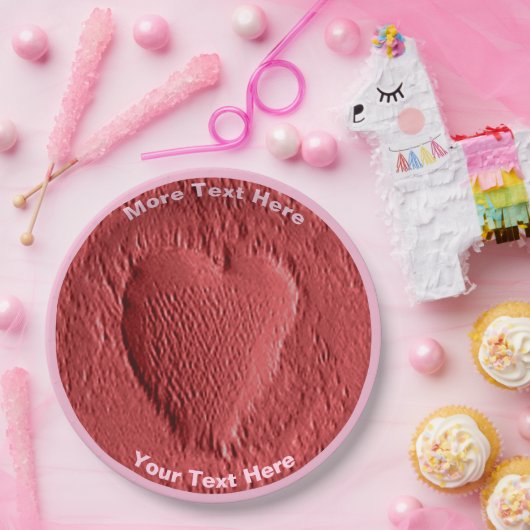 Valentinstag - Mars Pappteller (Party)