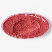 Valentinstag - Mars Pappteller (Schrägansicht)