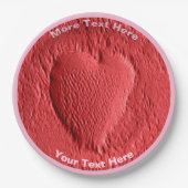 Valentinstag - Mars Pappteller (Vorderseite)