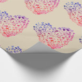 Valentinstag Matte Wrapping Paper Geschenkpapier (Ecke)