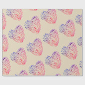 Valentinstag Matte Wrapping Paper Geschenkpapier (Flach)