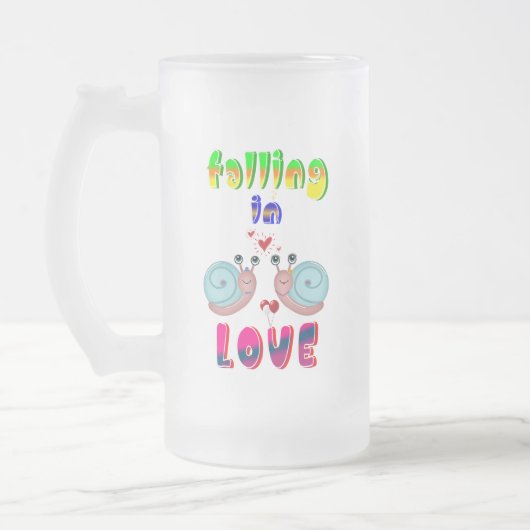 Valentinstag Mattglas Bierglas (Links)