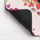 Valentinstag-Mauspad | Romantisch Mousepad (Ecke)