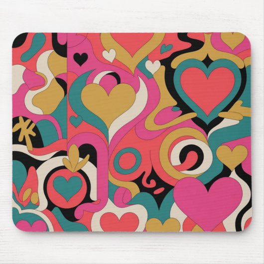 Valentinstag-Mauspad | Romantisch Mousepad (Vorne)