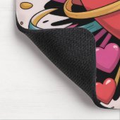 Valentinstag-Mauspad | Romantisch Mousepad (Ecke)