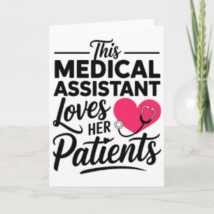 Valentinstag Medizinischer Sofort Cma Ma Herz Frau Karte