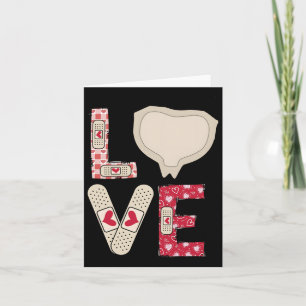 Valentinstag Medizinisches Pflaster Lustiger Wundv Karte