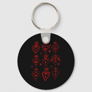 Valentinstag Mexican Milagro Gothic Gothisch Heili Schlüsselanhänger