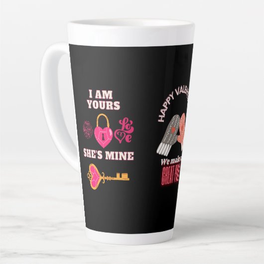 Valentinstag Milchtasse (Linke Ecke)